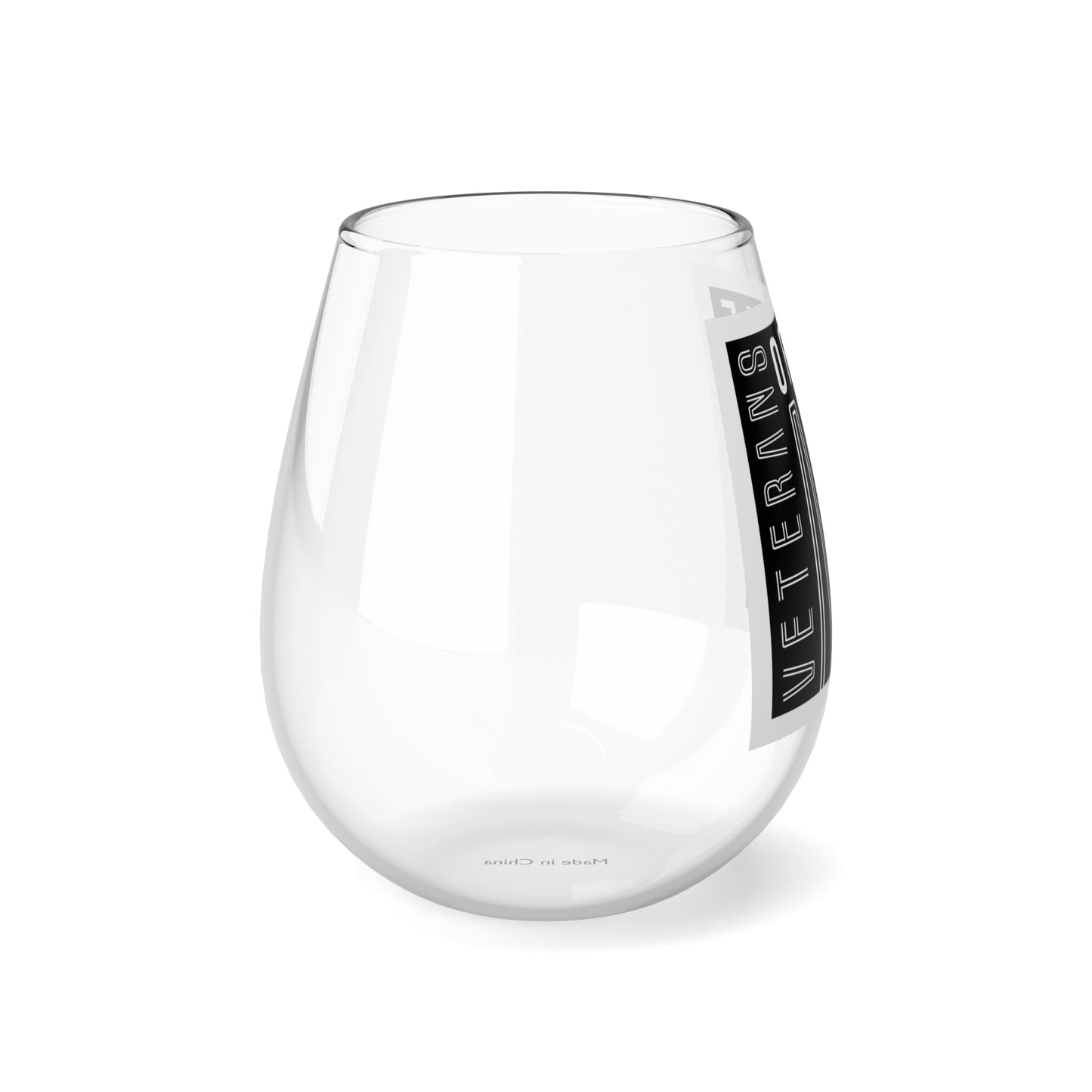 Veterans of The Arts Stemless Wine Glass, 11.75oz